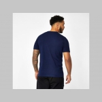 Everlast tmavomodré pánske tričko s tlačeným logom materiál 100% bavlna
